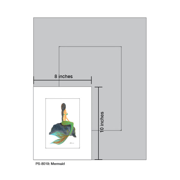 Mermaid, Print (#8019B)
