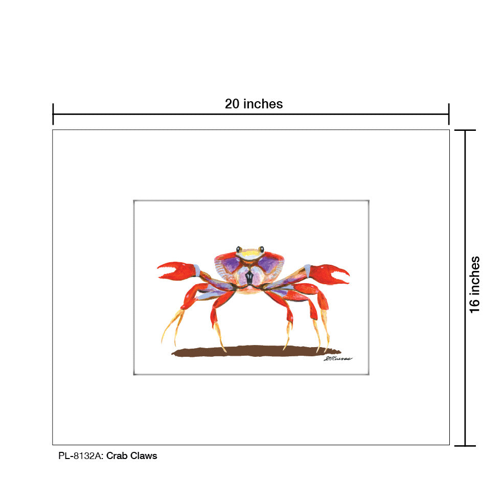 Crab Claws, Print (#8132A)