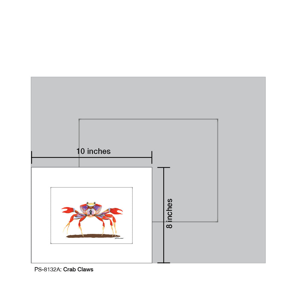 Crab Claws, Print (#8132A)