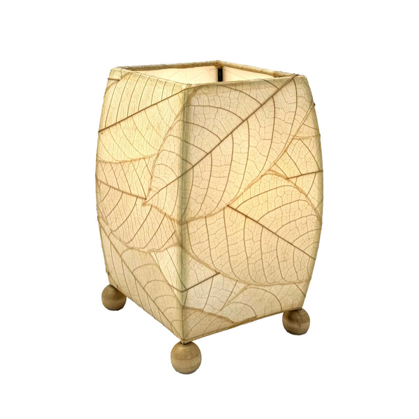 Mini Square Coco Leaf Lamp [Assorted Colors]