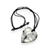 Heart Medallion Resin Necklace