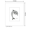 Dolphin Jump, Print (#8520A)