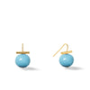 Gold Medium Pebble Pearl Earrings (Assorted)