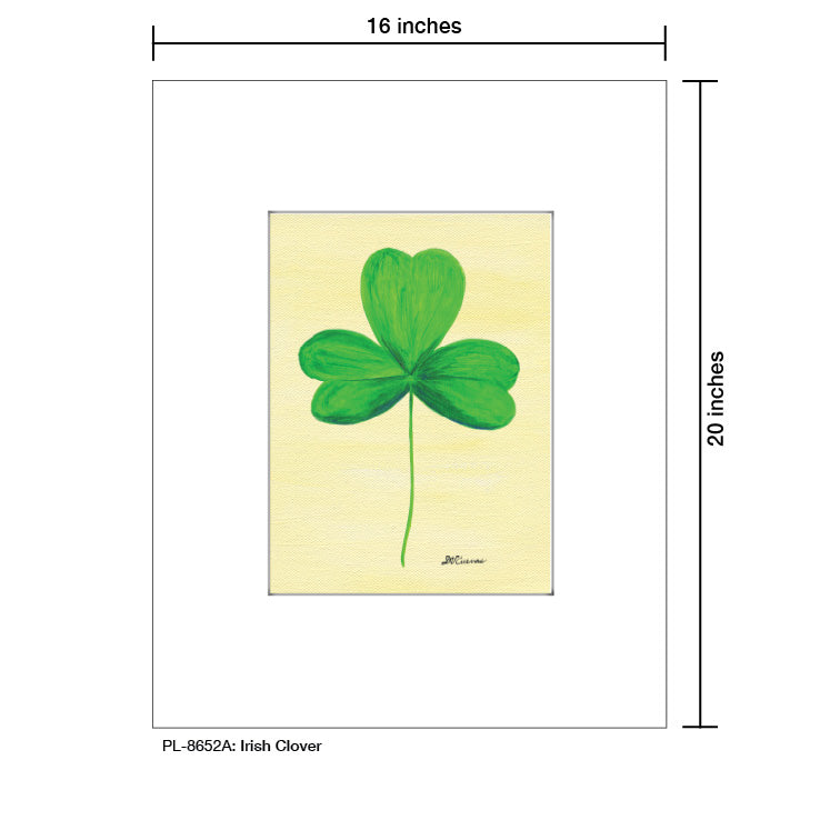 Irish Clover, Print (#8652A)