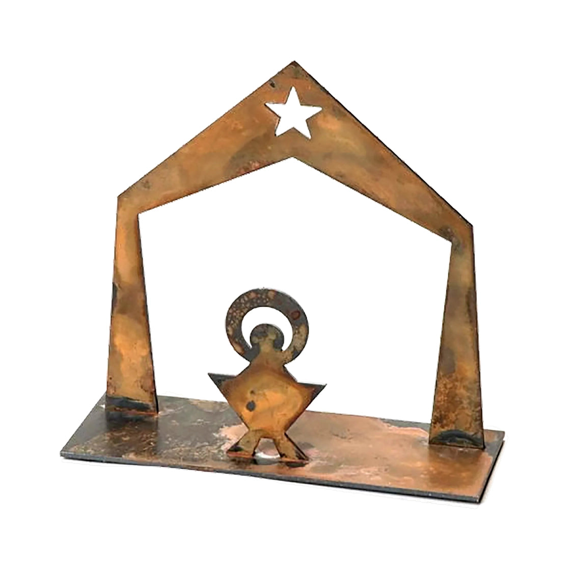 Simple Nativity Scene Sculpture