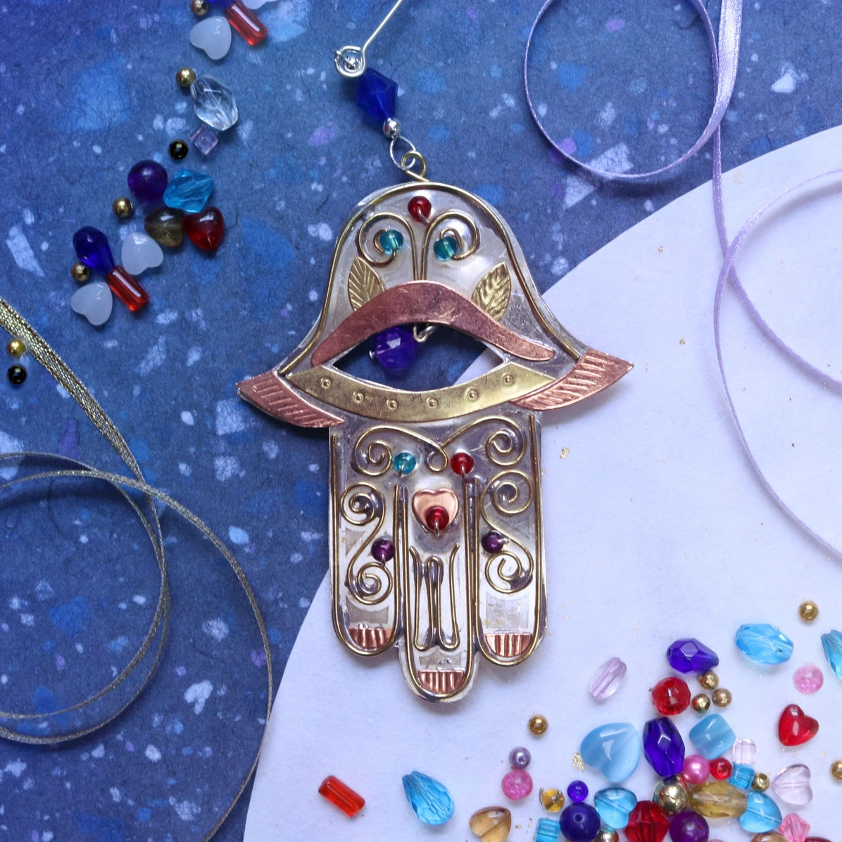 Peaceful Hamsa Ornament