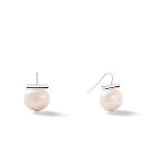 Sterling Medium Pebble Pearl Earrings (Assorted)