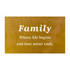 "Family" Metal Wall Art