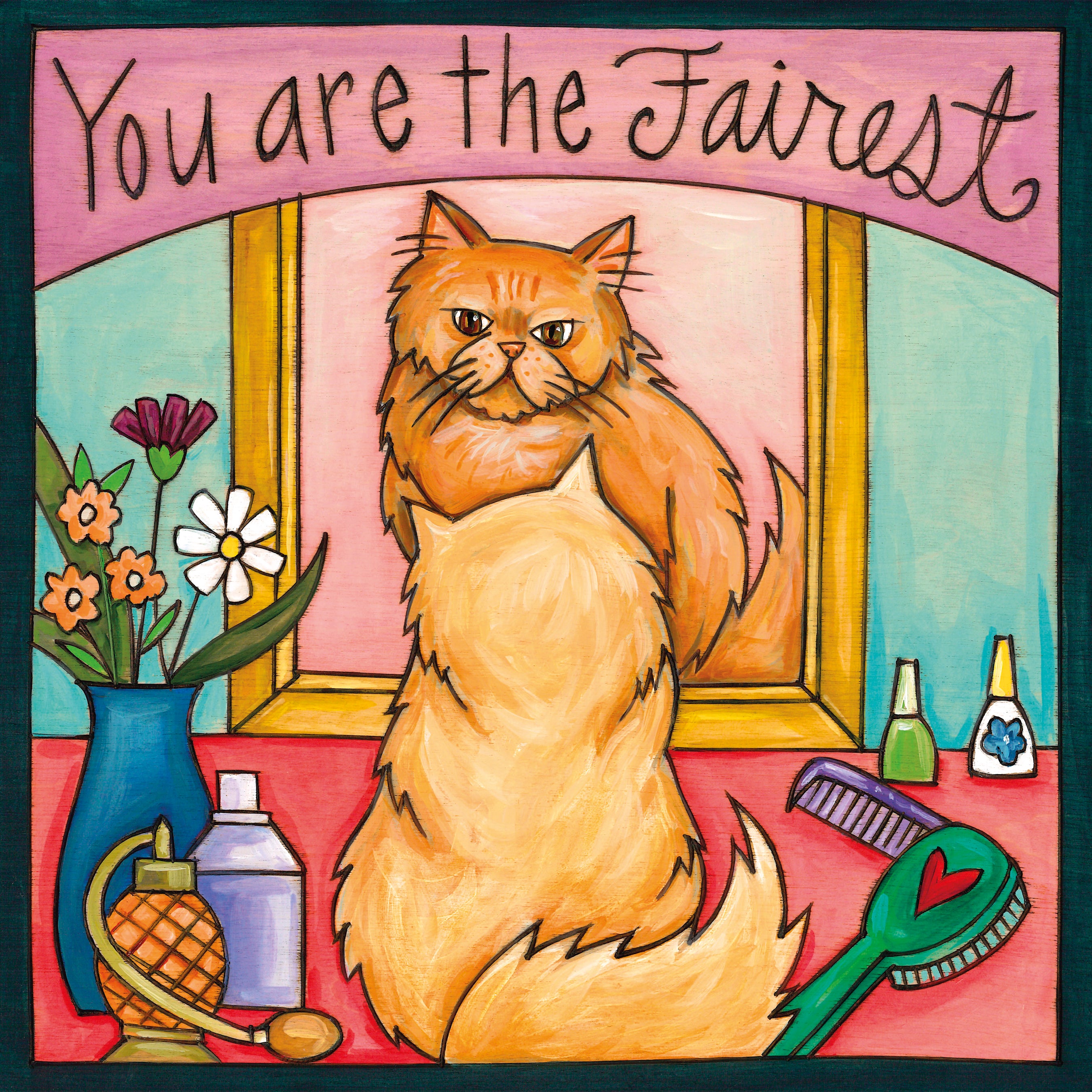 Persian Cat Wall Plaque | 