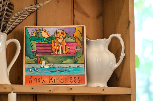 Golden Retriever Wall Plaque | "Dutch"