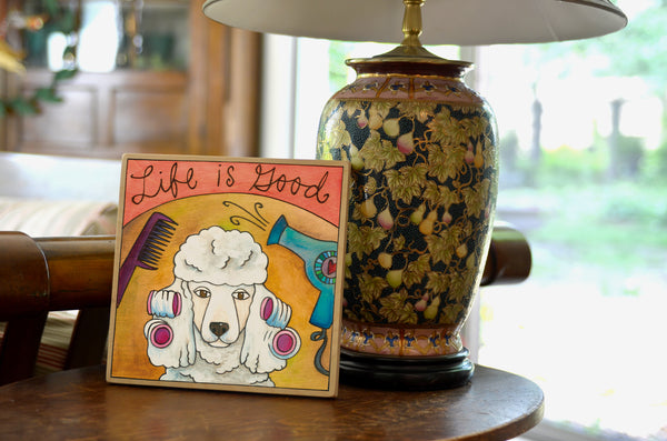 Poodle Wall Plaque | "Fifi"