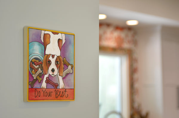 Cavalier King Charles Spaniel Wall Plaque | "Oliver"