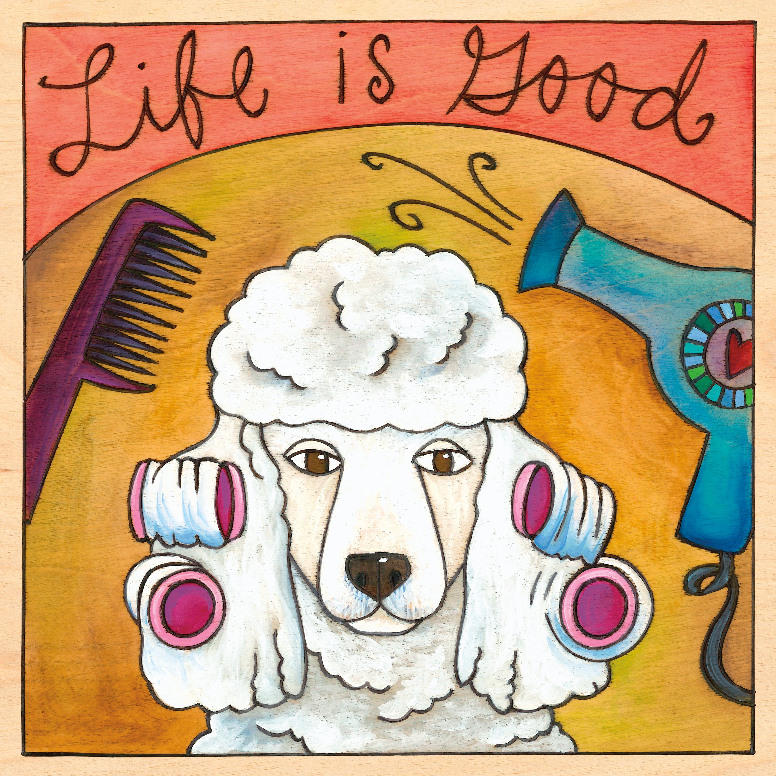 Poodle Wall Plaque | 