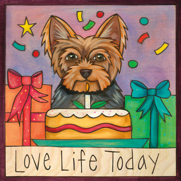 Yorkie Wall Plaque | "Toby"