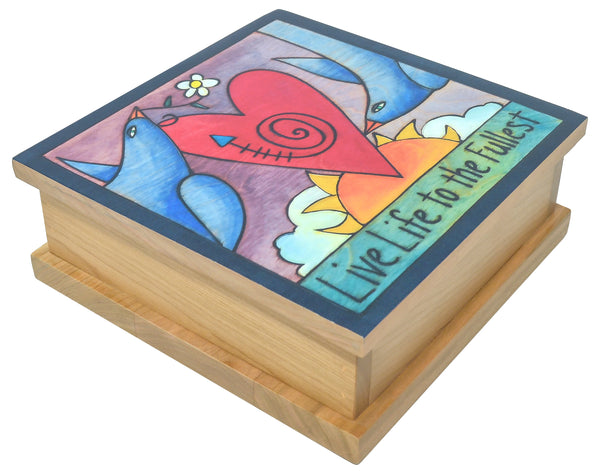 "A Bushel and a Peck" Keepsake Box