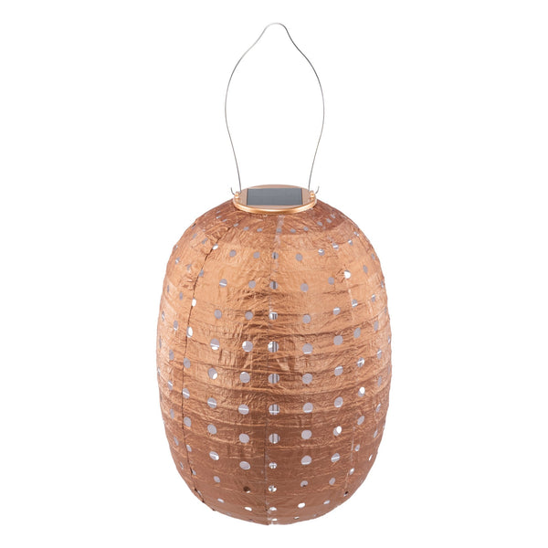 Soji Stella - Barrel Swiss Dot - 14" Solar Lantern