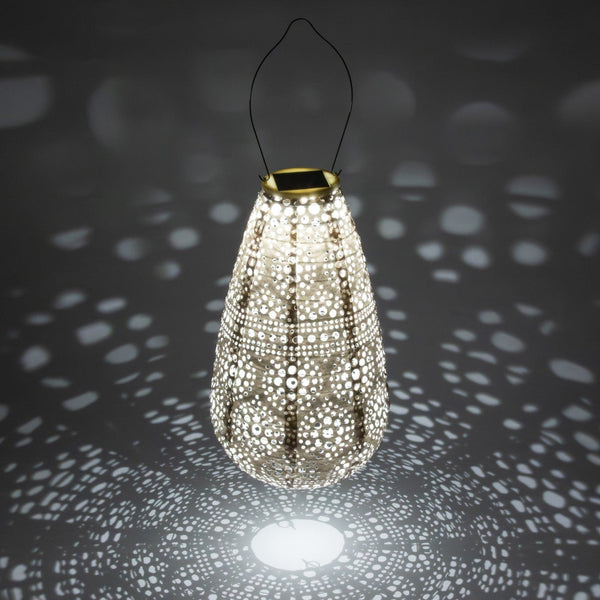 Soji Stella - Teardrop Blossom - 14" Solar Lantern