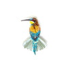 Beekeeper Bird Brooch Pin