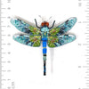Blue Emperor Dragonfly Brooch Pin