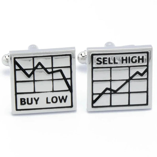 Buy Low/Sell High Cuff Links