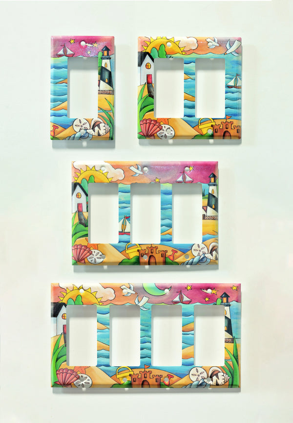 "Buzz's Beach" Light Switch Plate | Rocker