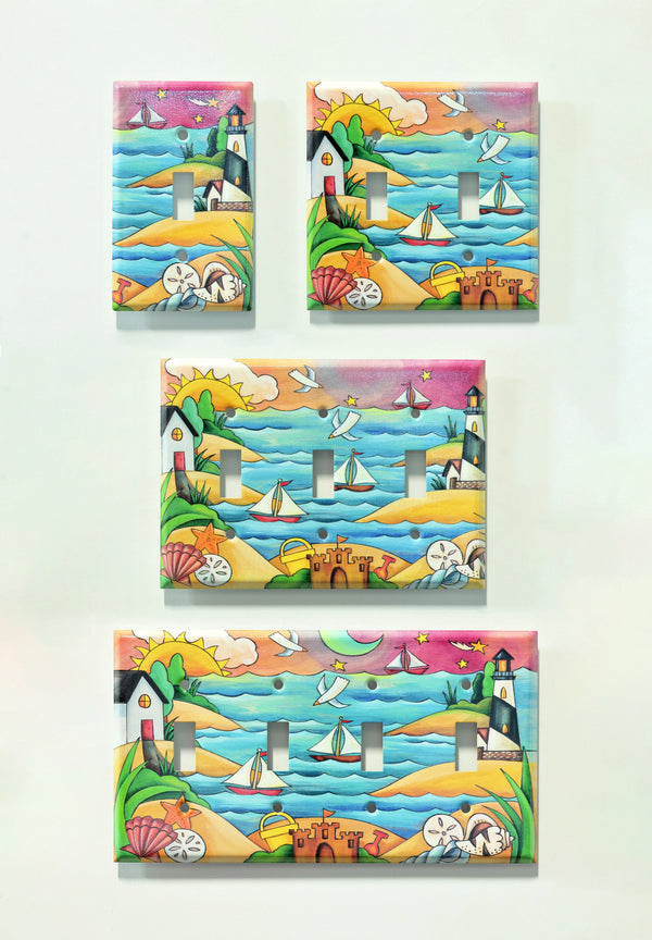 "Buzz's Beach" Light Switch Plate | Toggle