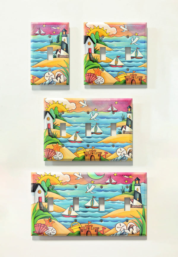 "Buzz's Beach" Light Switch Plate | Toggle
