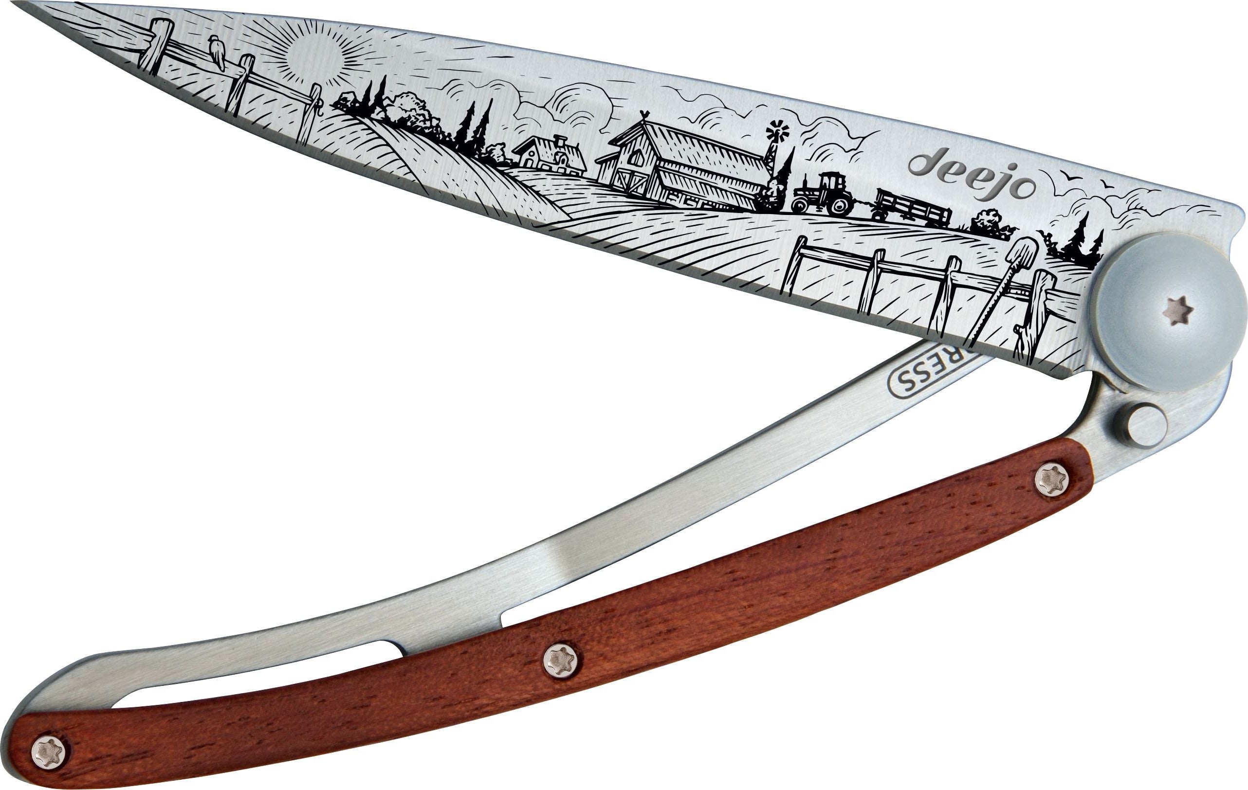 Pocket Knife | Coral Wood + Farmer