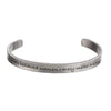 "Well Behaved Women Seldom Make History" Metal Cuff Bracelet