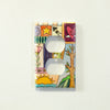 "Calico Quilt" Light Switch Plate | Toggle