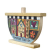 "Chag Sameach" Wooden Menorah