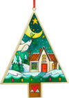 "Christmas Cottage" Tree Ornament