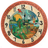 "Ever-Changing" Round Clock