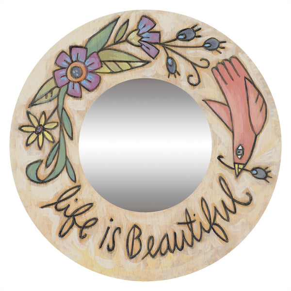 "Beautiful Life" Circle Picture Frame