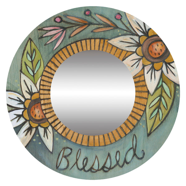 "Blessed" Circle Picture Frame