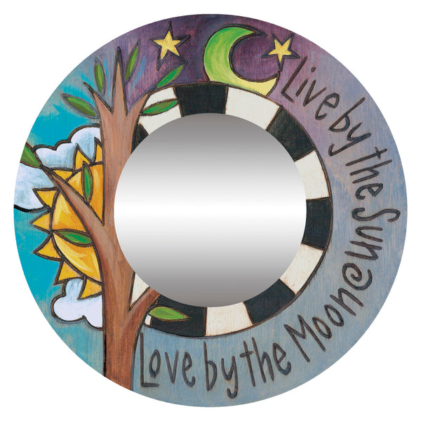 "Live & Love" Circle Picture Frame