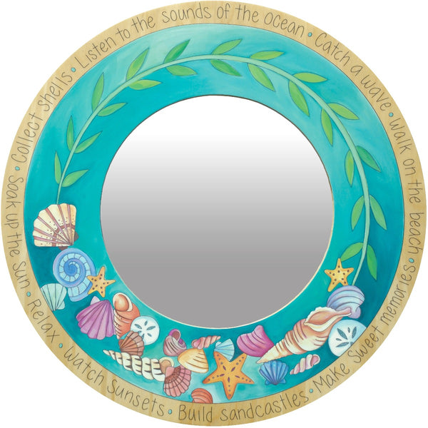 "Shell Yeah" Circle Mirror