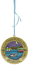 "Good Times" Okoboji Circle Ornament