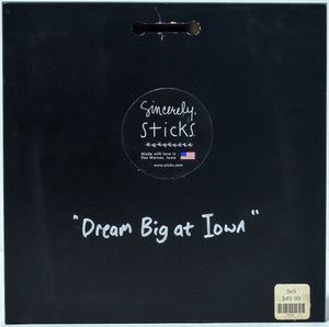 "Dream Big at Iowa" Plaque