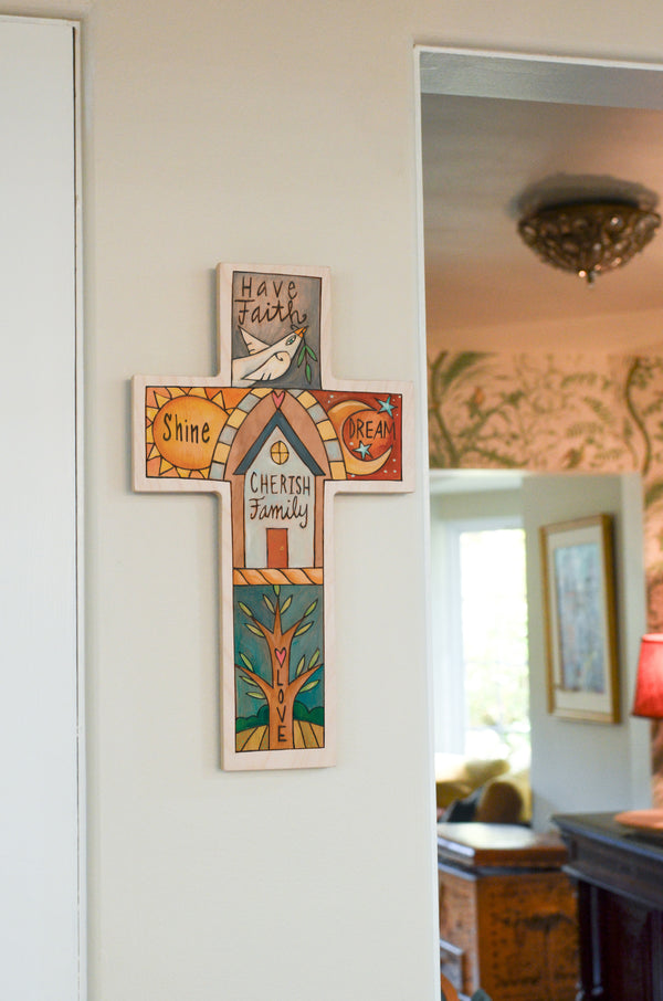 "Foundation in Faith" Cross Plaque