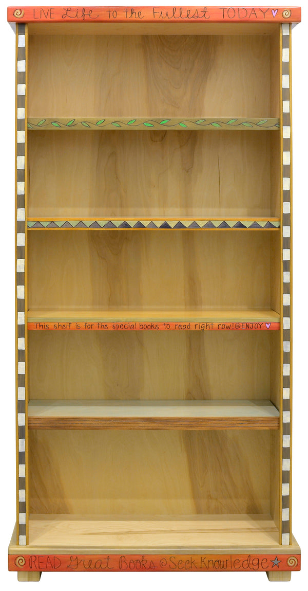 Tall Bookcase with Adjustable Shelves | Patchwork