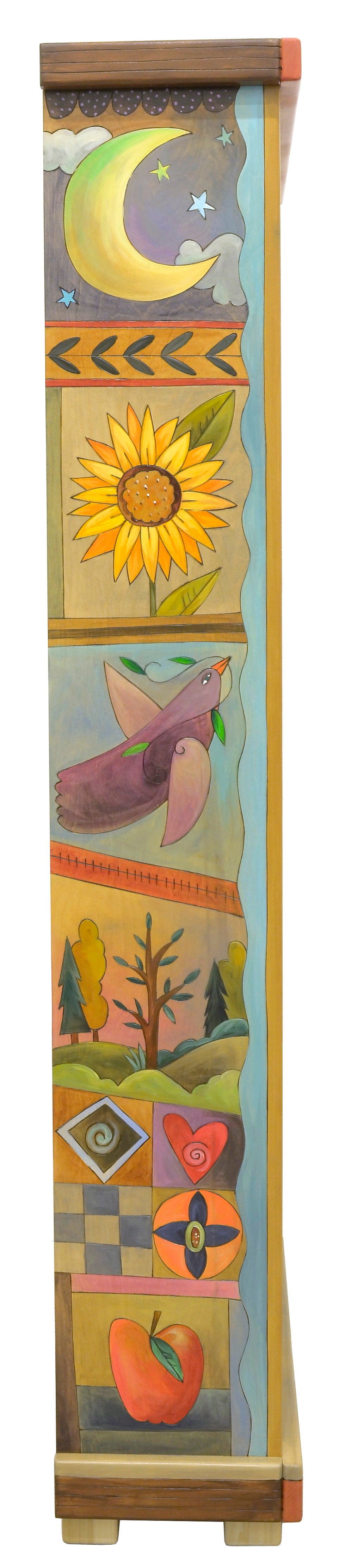 Tall Bookcase with Adjustable Shelves | Patchwork