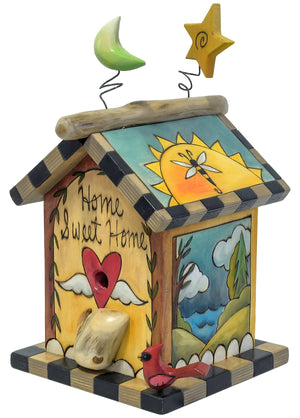 Small Birdhouse Sculpture