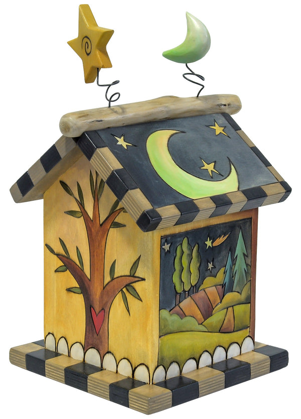 Small Birdhouse Sculpture