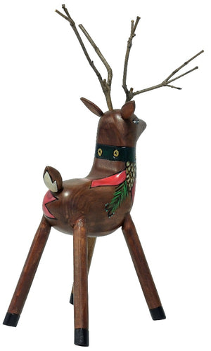 back of reindeer sculpture
