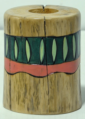 Large Log Candle Holder