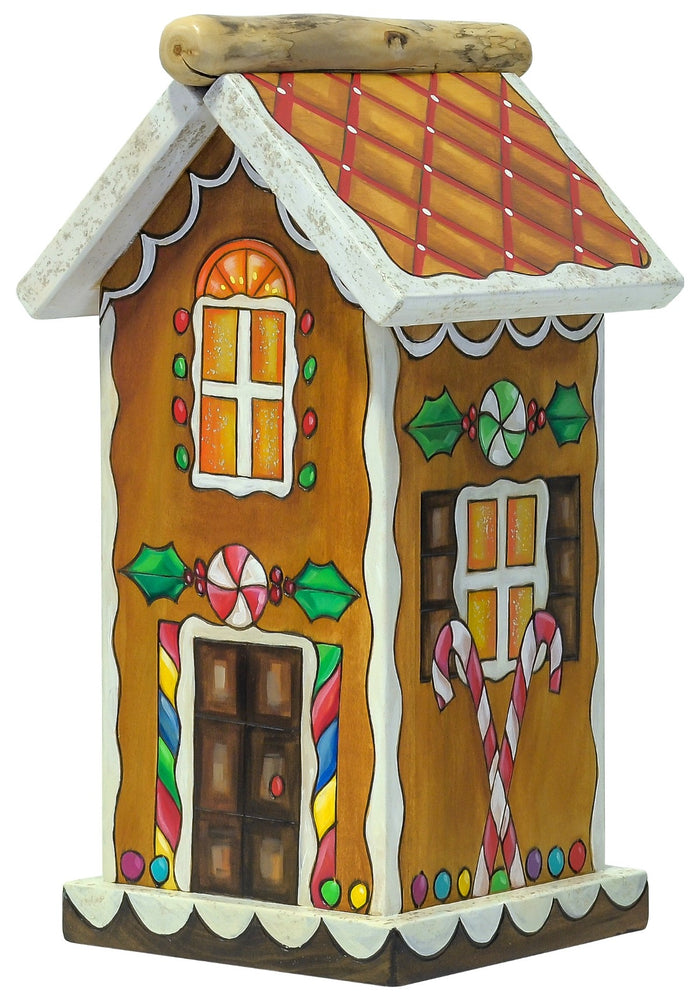 Small Gingerbread House Sculpture