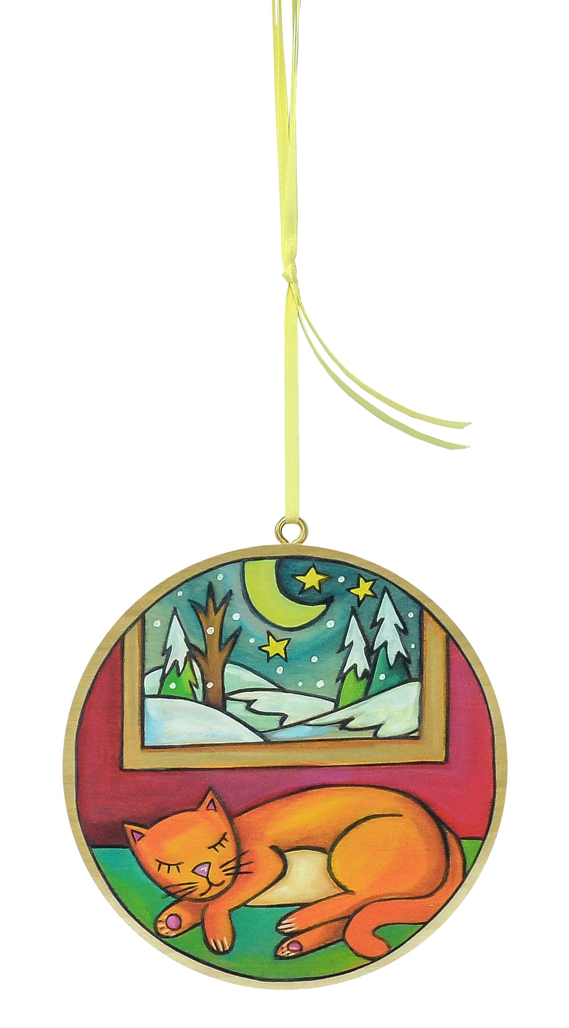 Circle Christmas Ornament Set - Pets