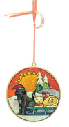 "Snow Fur-iends" Circle Ornament