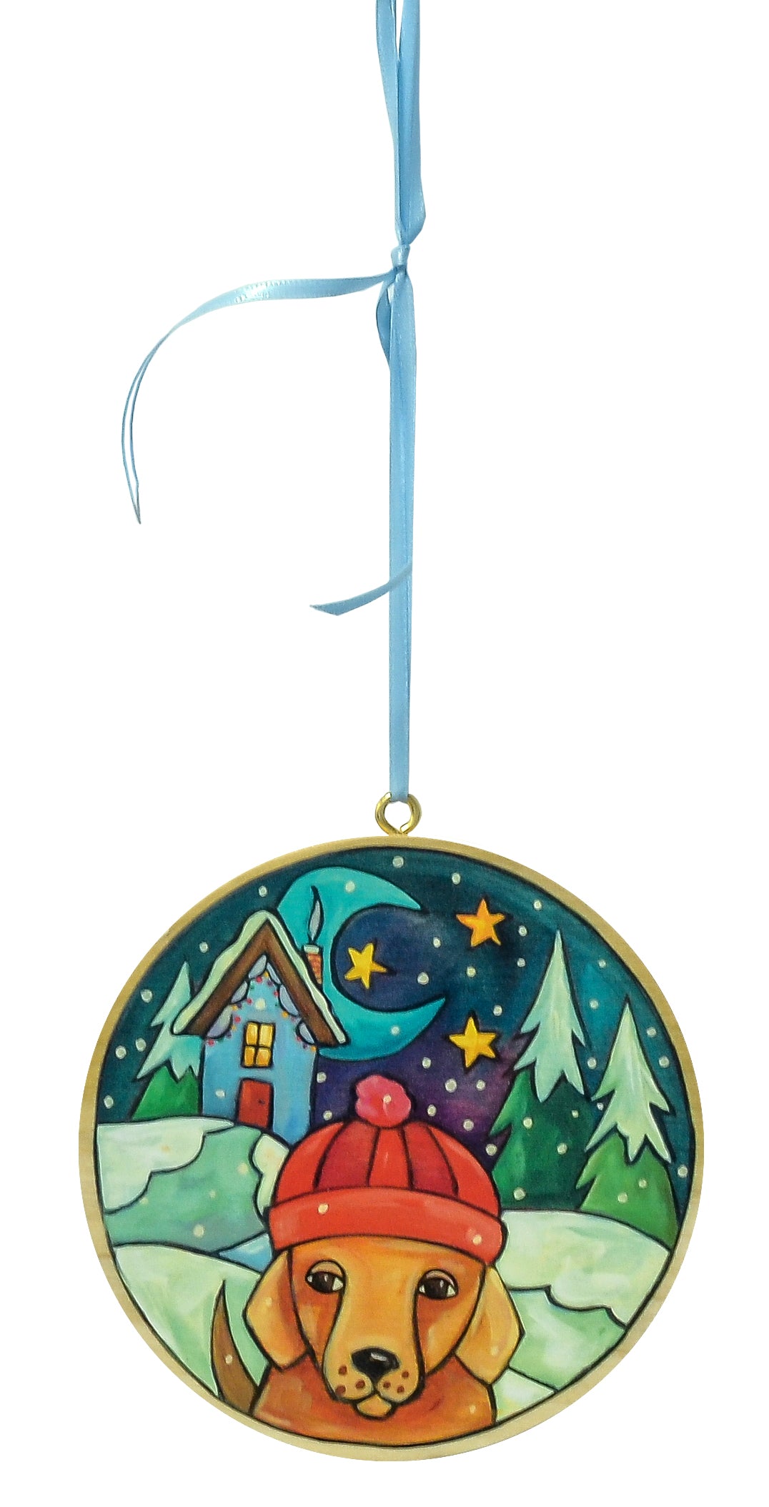 Circle Christmas Ornament Set - Pets